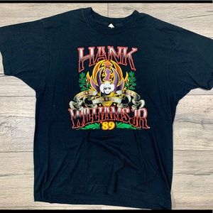 Vintage Hank Williams JR Double Eagle Tour 1989 M